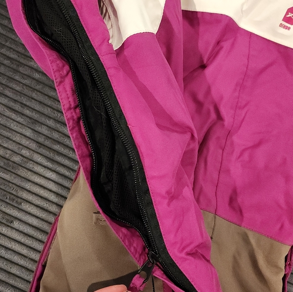 Orage Insulated Ski Jacket Prime 10 Pink Color Block Women's Small Winter - Picture 6 of 12